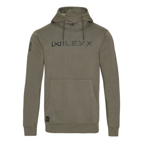 Mikina Wiley X Urban Hoodie Big Logo Sage green